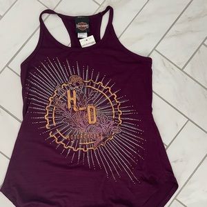 NWT - Authentic Harley-Davidson Embellished Tank Top